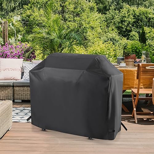 Vista 18 de Funda para parrilla Monument Grills Mesa 400M y Mesa 300, 53 pulgadas para 35000, 36000, resistente e impermeable, cubierta de barbacoa al aire libre