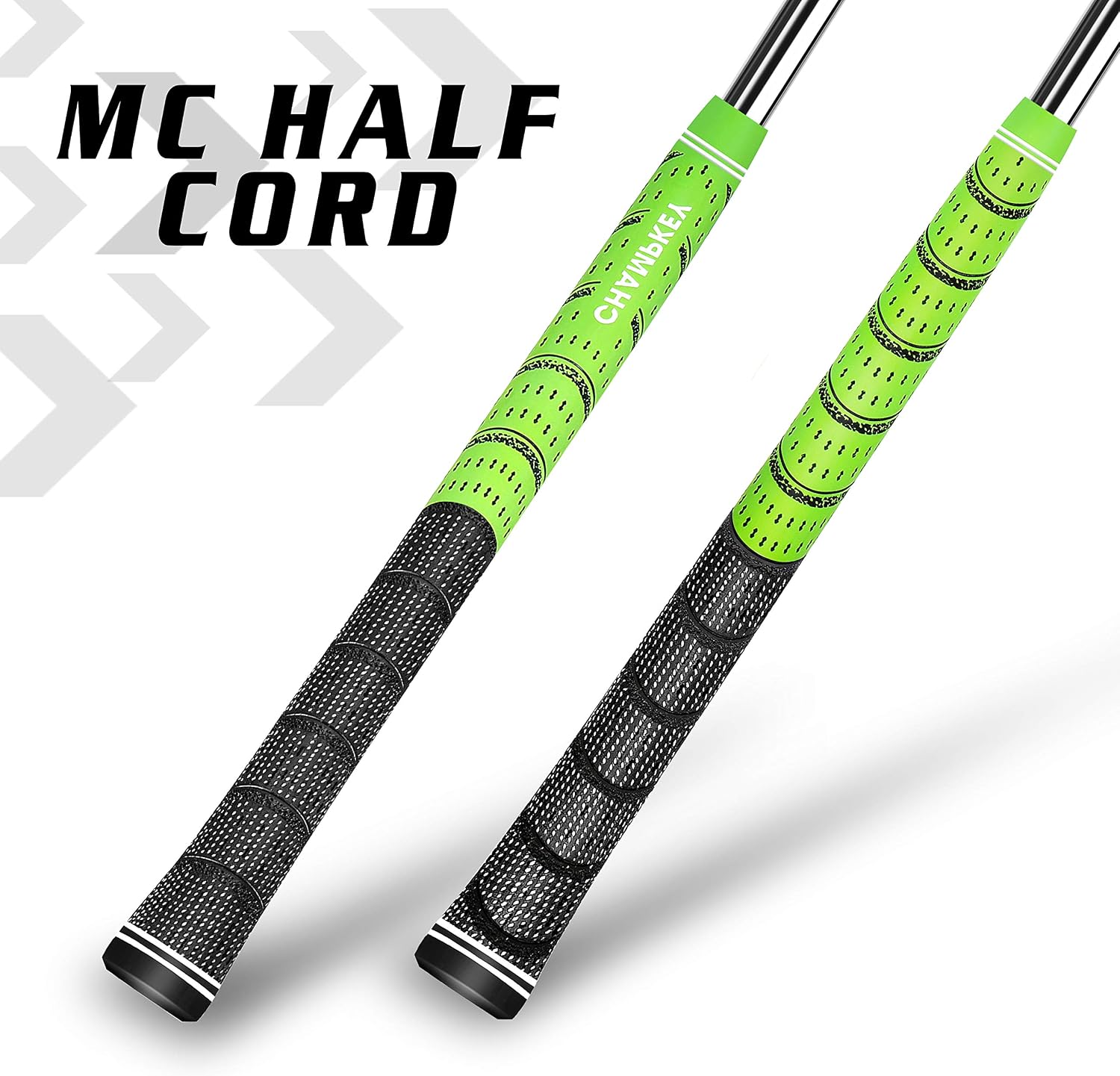 CHAMPKEY Multi Compound Golf Grips 13 Pack | Come with Solvent,15 Tapes,Vise Clamp and Hook Blade | Micro Texture Control and Medium Feedback Golf Club Grips
