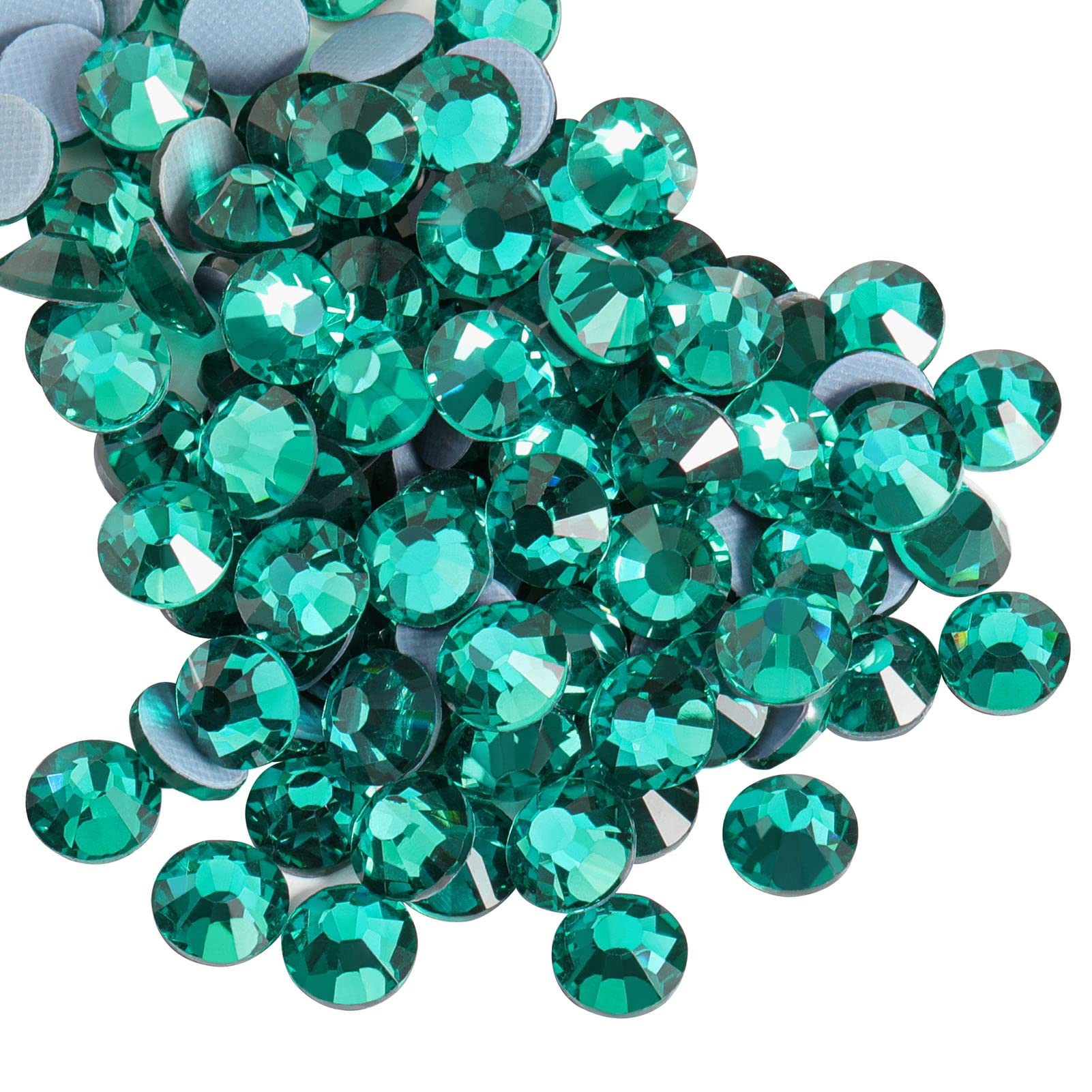 BEADSLAND Hotfix Rhinestones Blue Zircon SS34 (288pcs, 7.0-7.3mm) | High Quality Glass Crystal Embellishments - main product image