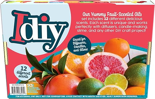 Miniatura 8 de Yummy Fruit - Aceites perfumados (12 unidades) Botellas de fragancia natural de alimentos naturales de 0.3 fl oz (0.34 onzas) para difusores,