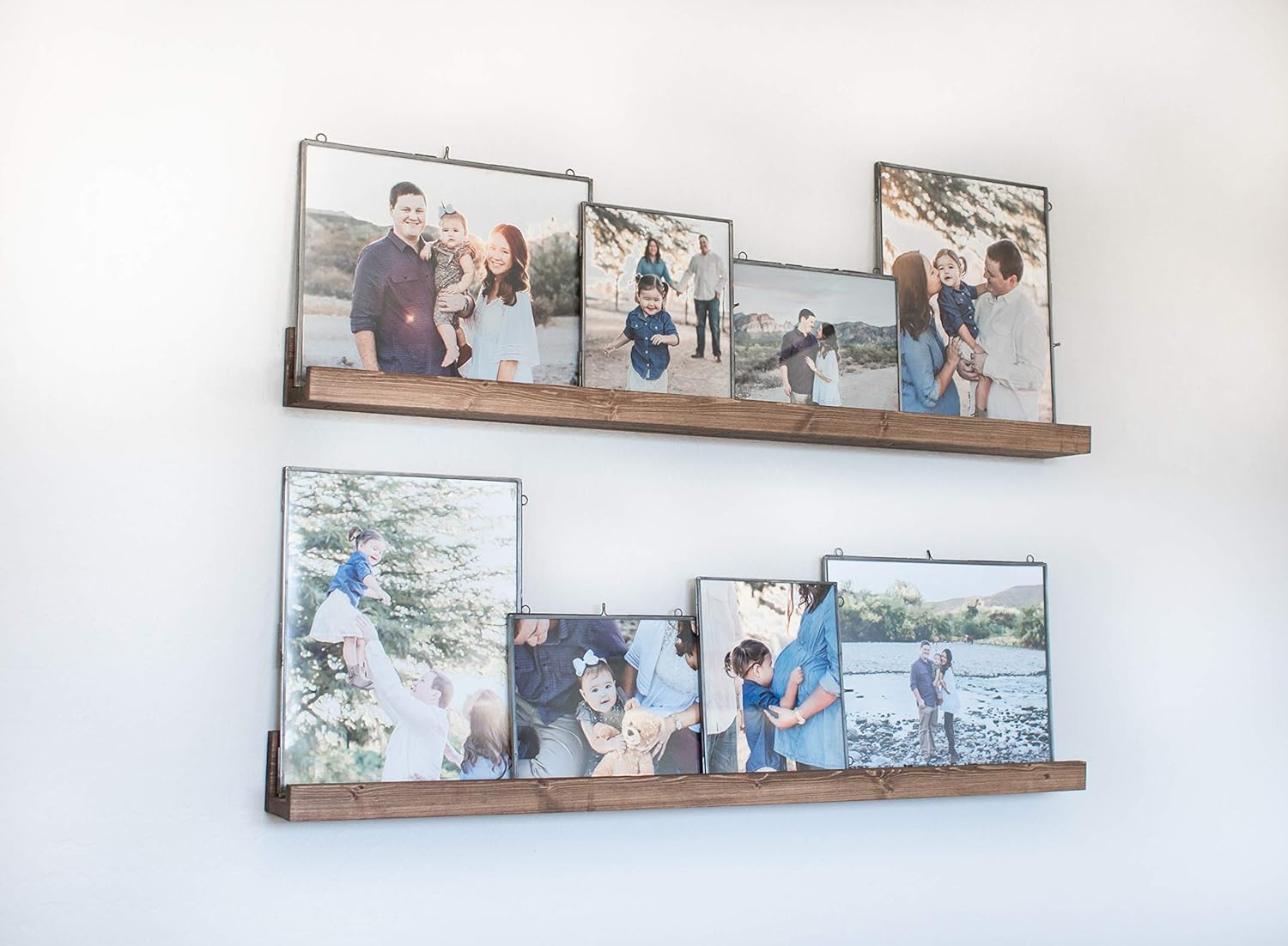 Rustic Wooden Picture Ledge Shelf Ledge Shelf Ledge