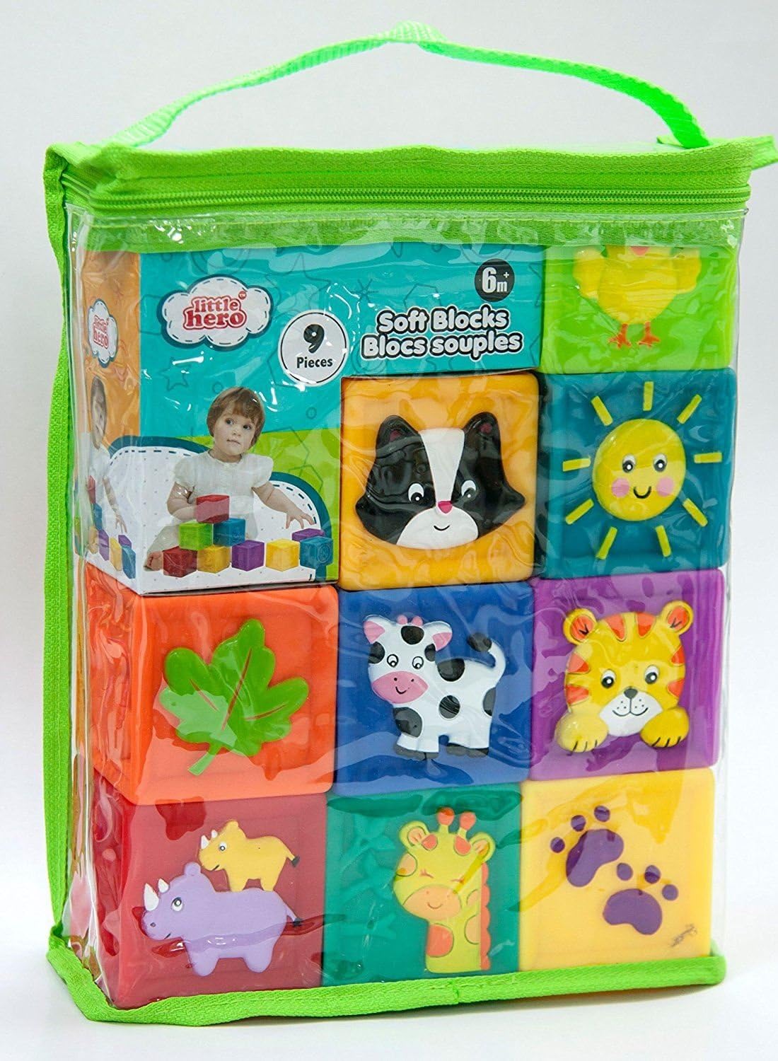 Little Hero Soft Blocks, 9 Pieces