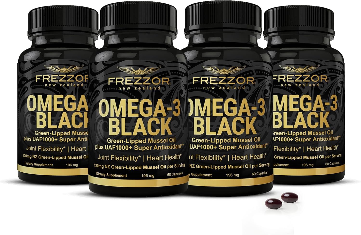 FREZZOR Omega 3 Black for Joint Care & Comfort New