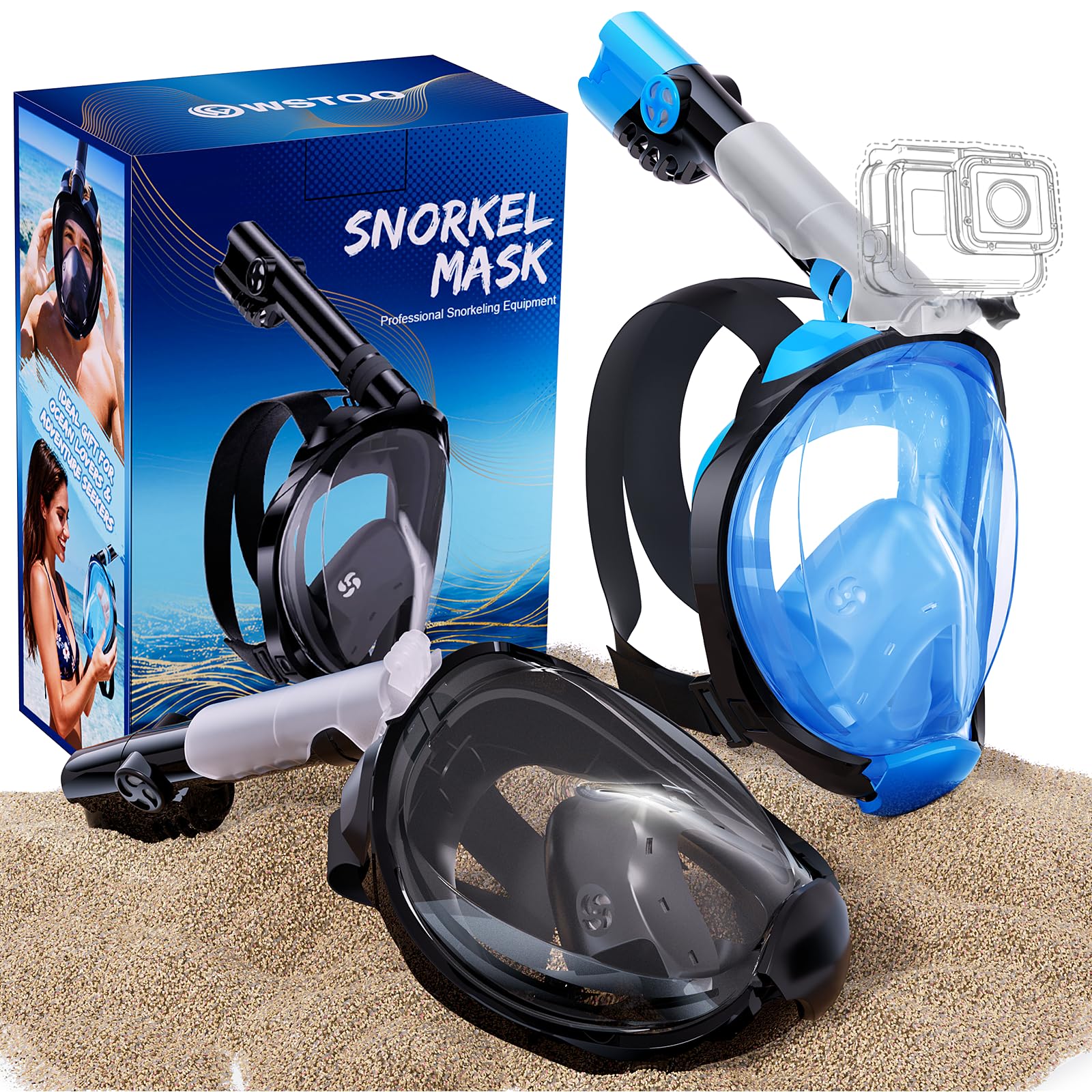 WSTOO Full Face Snorkel Mask