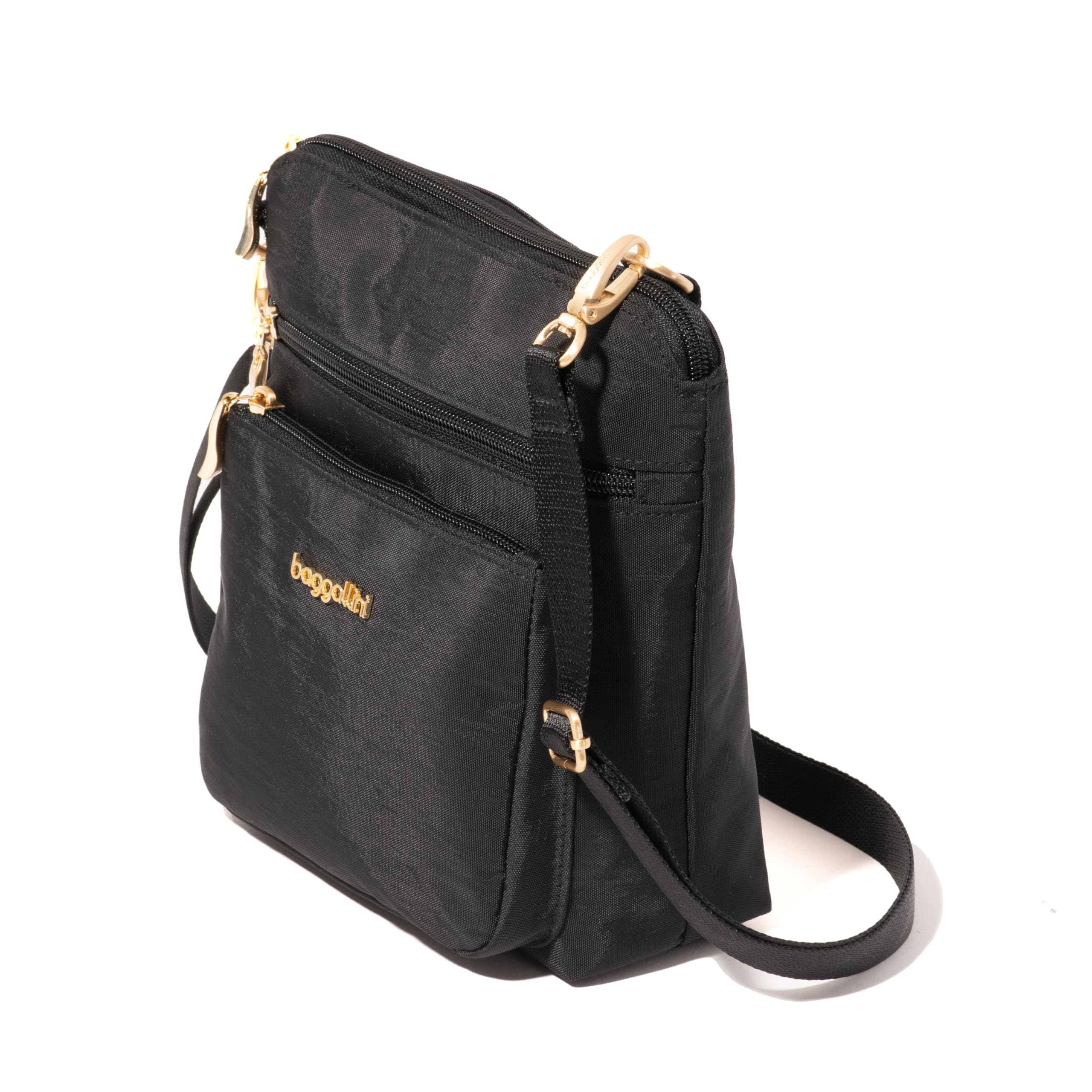 Baggallini Borsa a tracolla moderna con borsa