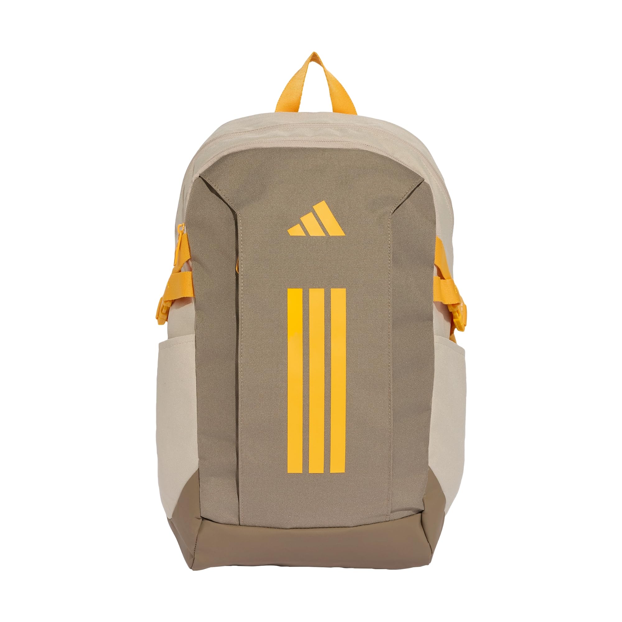 adidas Unisex Power Backpack, Khaki Six/Khaki Three/crew yellow, One Size