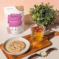 Vista 4 de Waka - Mezcla de té instantánea, paquete de 3 bolsas, 100% sin aditivos, polvo de té sin azúcar, frambuesa, mango, granada (4.5 onzas cada uno)