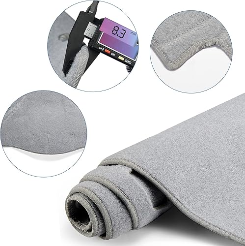 Miniatura 7 de Tapete para cubierta de tablero de instrumentos compatible con Chevy Tahoe Suburban Denali Avalanche GMC YukonXL, Chevy Silverado GMC Sierra 07-13