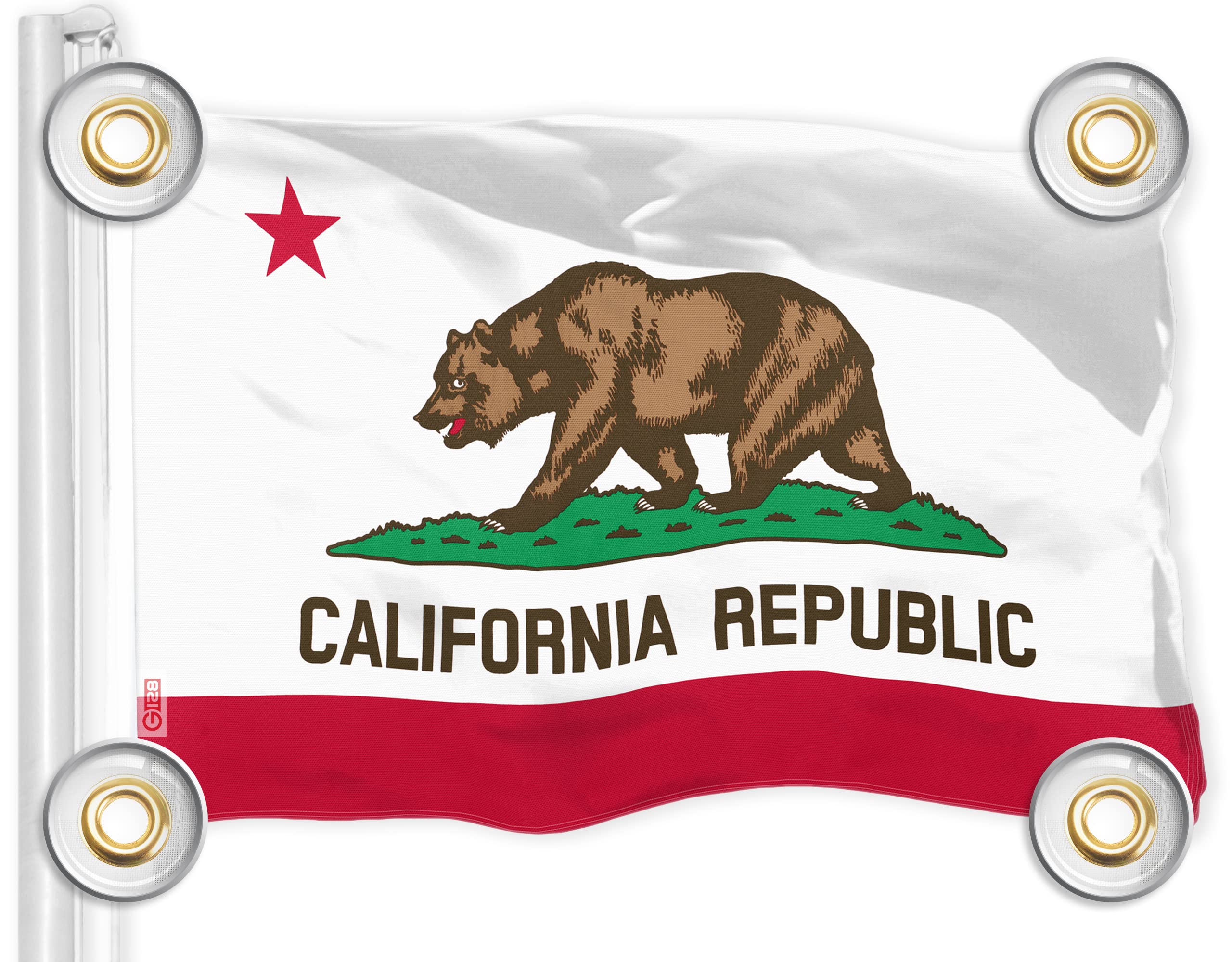 Amazon.com : G128 California State Flag | 3x5 Ft | LiteWeave