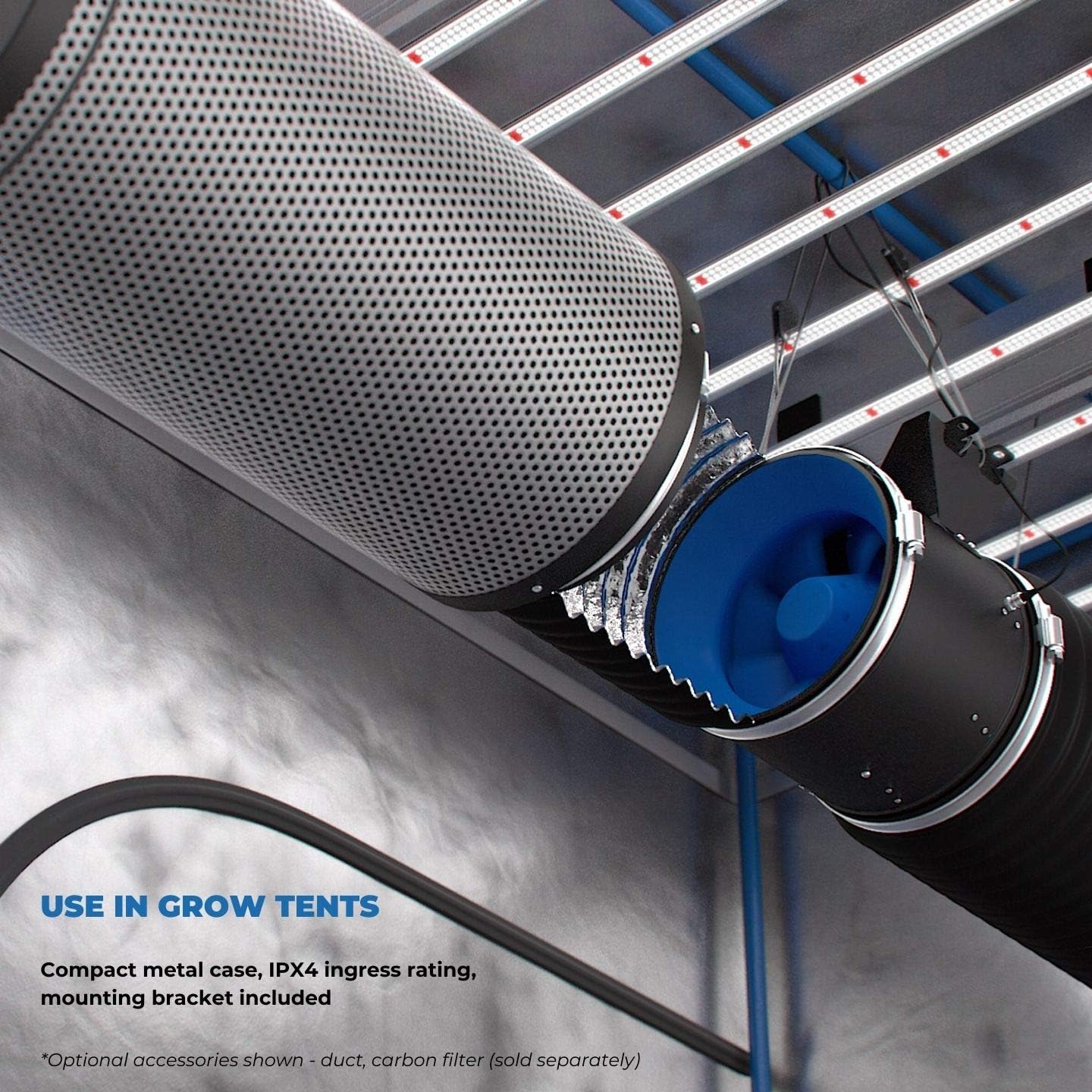 Best Review TerraBloom ECMF-250, Quiet 10 Inch Inline Duct Fan with 0-100% Variable Speed Controller, ETL, Energy Star and HVI Certified. Metal Case, Energy Efficient EC Motor. Heating, Cooling, Booster, Exhaust, Filtration Applications Hottest Sale TerraBloom ECMF-250, Quiet 10 Inch Inline Duct Fan with 0-100% Variable Speed Controller, ETL, Energy Star and HVI Certified. Metal Case, Energy Efficient EC Motor. Heating, Cooling, Booster, Exhaust, Filtration Applications