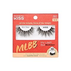 KISS My Lash But Bolder False Eyelashes Slim Thicc 16mm Includes 1 Pair Easy to Apply Reusable Lash
