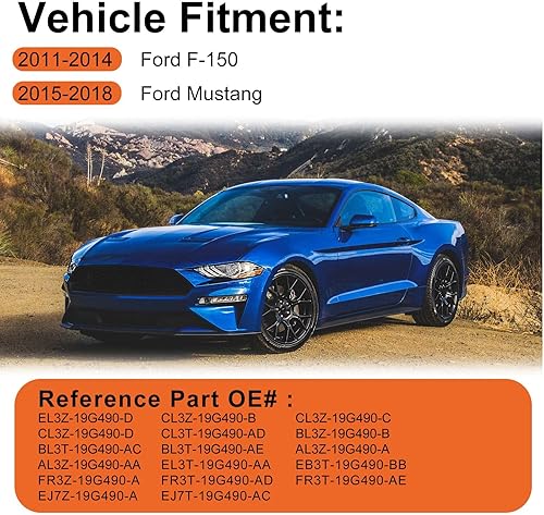 Miniatura 2 de Cámara de respaldo de visión trasera compatible con Ford F-150 2011-2014 Ford Mustang 2015-2018 Park Assist Camera Reemplaza# BL3Z-19G490-B