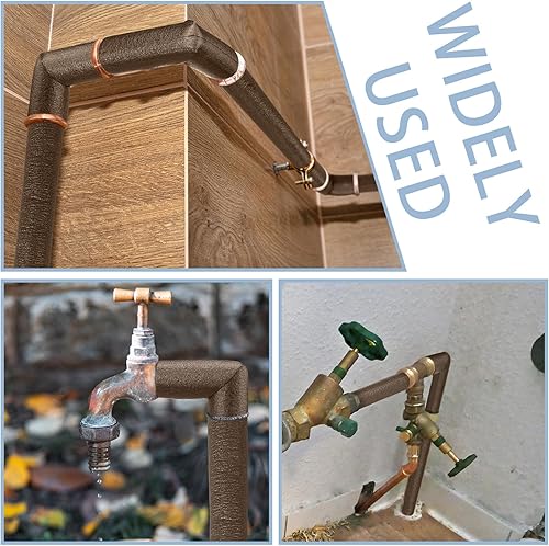 Vista 19 de Amylove 12 tubos de espuma de 3.3 pies, tubo de espuma aislante, tubo de agua aislante, piscina, fideos de natación, tubos de preservación de calor