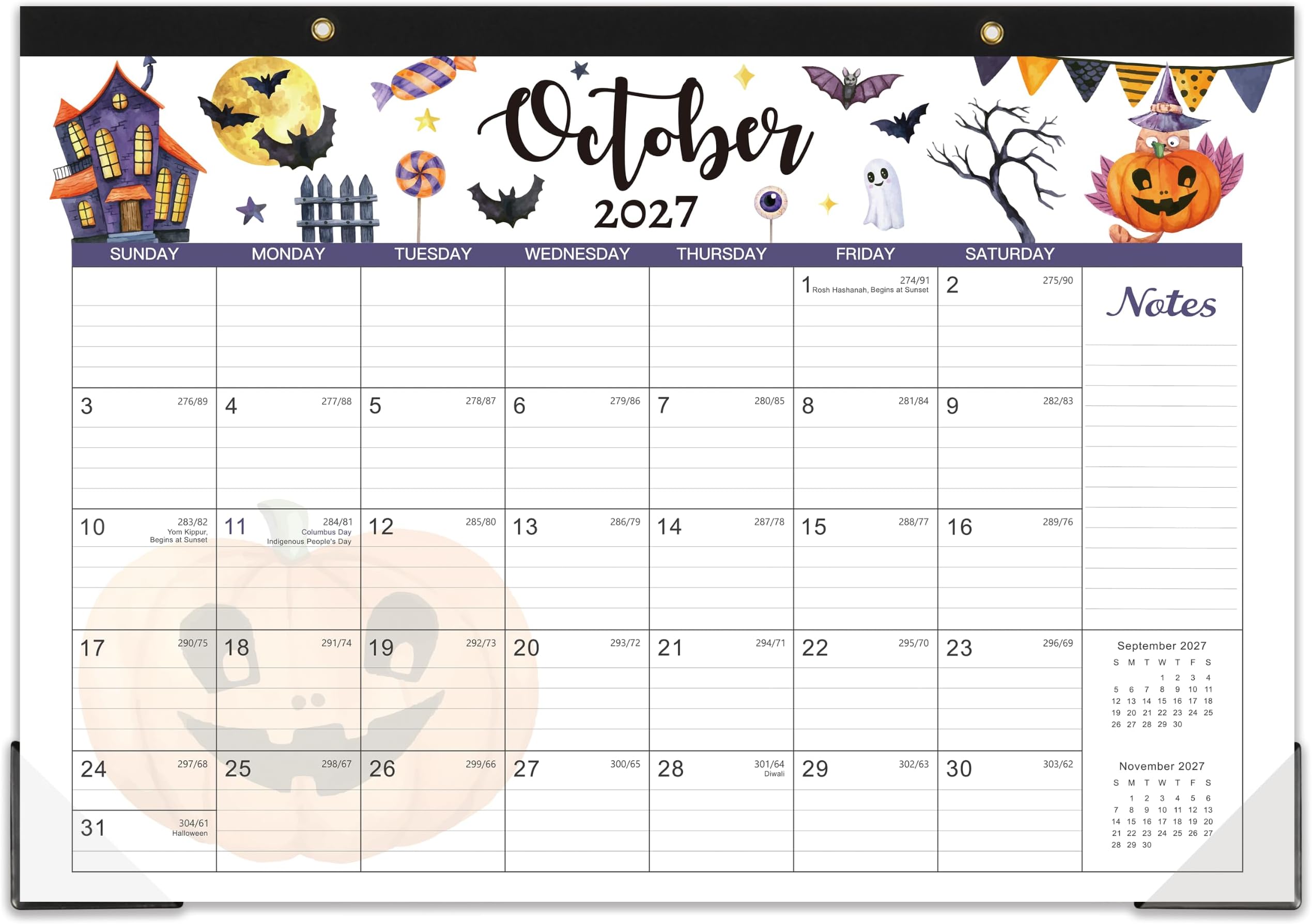 Desk Calendar 2027, 12 Months Desk/Wall Calendar 2027