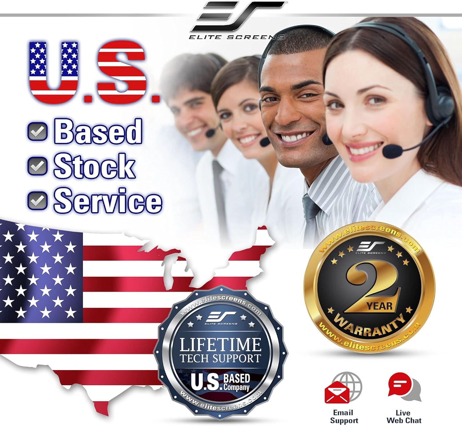 Elite Screens 60-Inch UST Portable Projector Screen with Stand, Foldable and Height Adjustable, 16:9 4K ALR Screen for Ultra Short Throw Projectors, Indoor Home Theater Movie Screen- LPS60H-CLR3