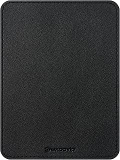 excovip PU Mouse Pad,Leather Mouse Pads with Stitched Edge Non-Slip Waterproof,Mousepad for Computers,Laptop 150x200mm Black 0619