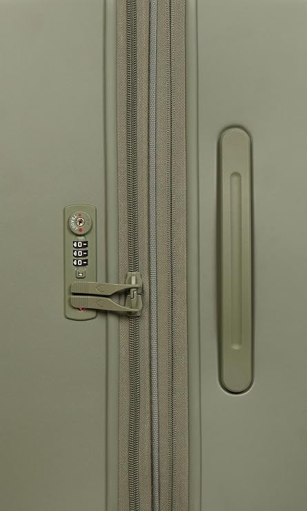 ANTLER - Stamford 2.0 Hard Shell Large Suitcase - Durable, Lightweight & Expandable, 4 Spinner Wheels - Adjustable Handle, TSA Lock, 81cm - Green