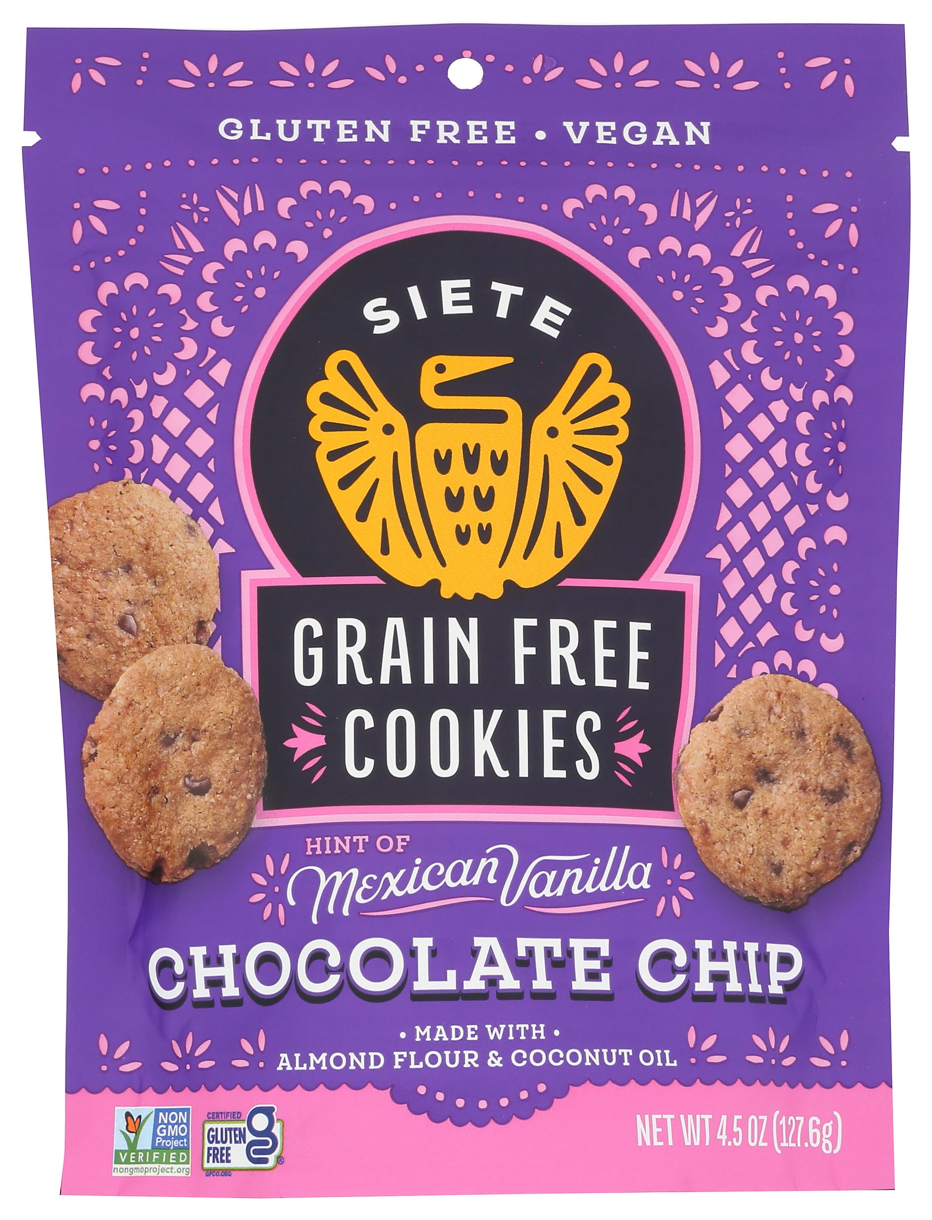 Siete Cookie Mex Van Chocolate Chip, 4.5 oz