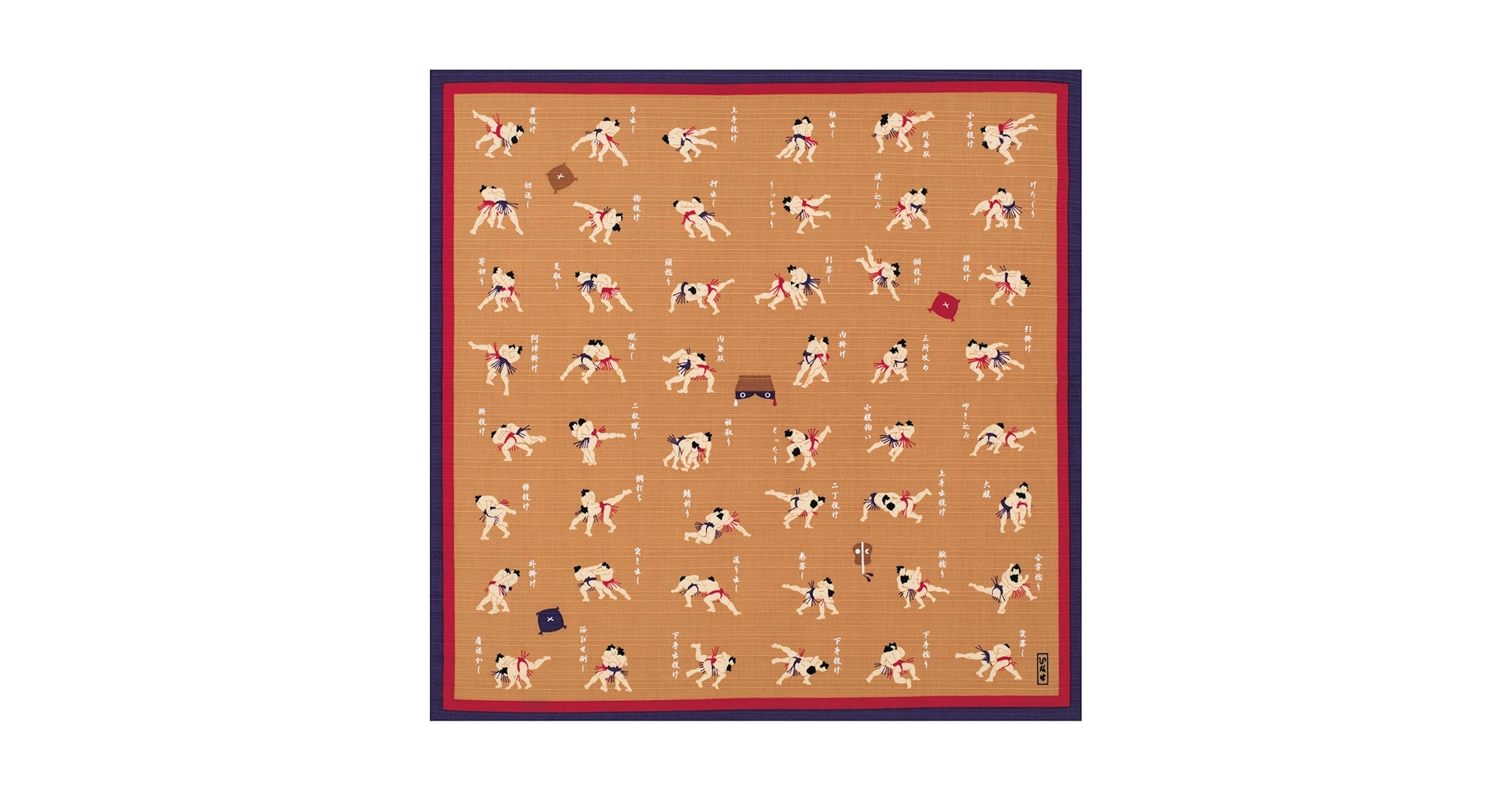 LOUIS VUITTONのお相撲柄の風呂敷 LOUIS VUITTONのお相撲柄の風呂敷