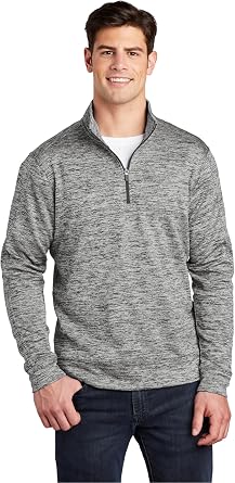 SPORT-TEK Unisex PosiCharge Electric Heather Fleece Quarter Zip Pullover