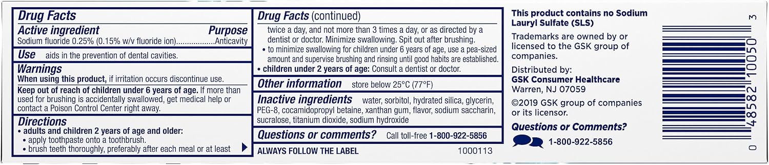 biotène Fluoride Toothpaste for Dry Mouth Symptoms, Bad Breath Treatment and Cavity Prevention, Fresh Mint - 4.3 oz (Pack of 2)