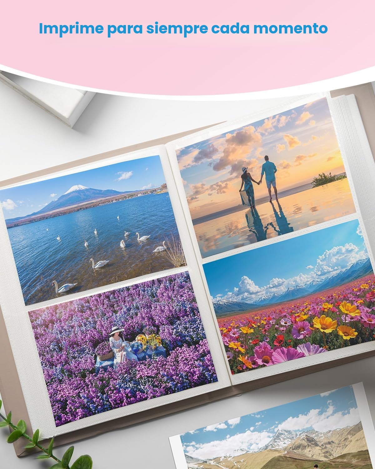 Reemplazo Canon Selphy CP1300 CP1500 Papel y Tinta KP-108IN 3115B001 (AA) | Compatible con Canon Selphy CP1200 CP1000 CP910 CP810, (108 Papel fotográfic y 3 cartuchos de tinta, 100 mm x 148 mm)