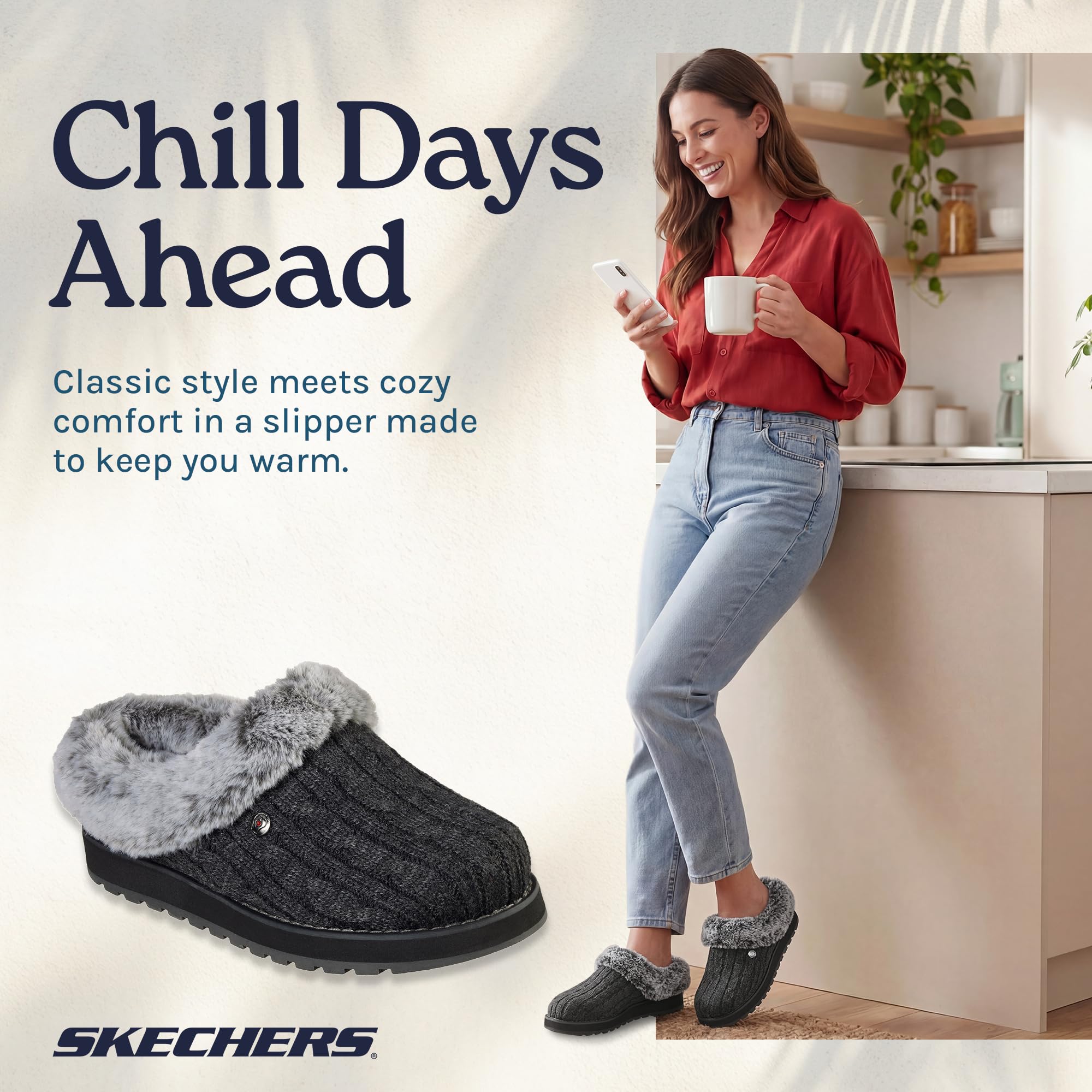 Skechers Keepsakes Ice Angel PantofoleDonna