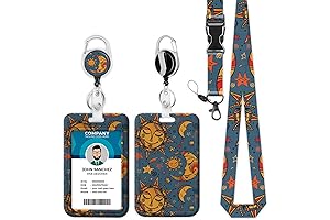 Hippie Blue Moon Sun Lanyard