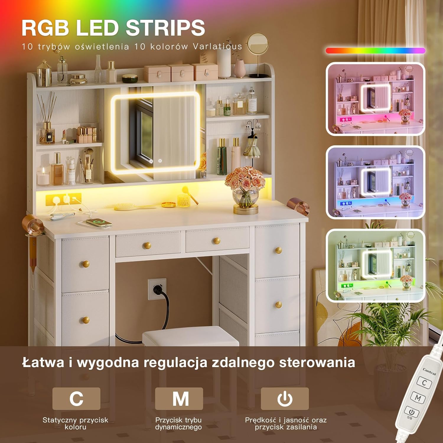 ДЕТАЛИ ХРАНЕНИЯ ЗА ЗЕРКАЛОМ И ТКАНЕВЫЕ ЯЩИКИ ODK