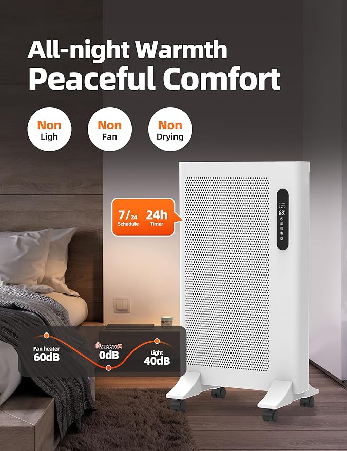 Calefactor Eléctrico Portátil Panel Infrarrojo 1500W 120V miniatura 7