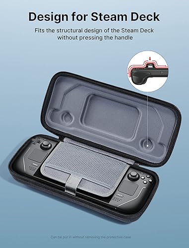 Miniatura 2 de JSAUX Funda de transporte compatible con la cubierta de vapor funda protectora rígida de transporte portátil bolsa de almacenamiento de viaje con