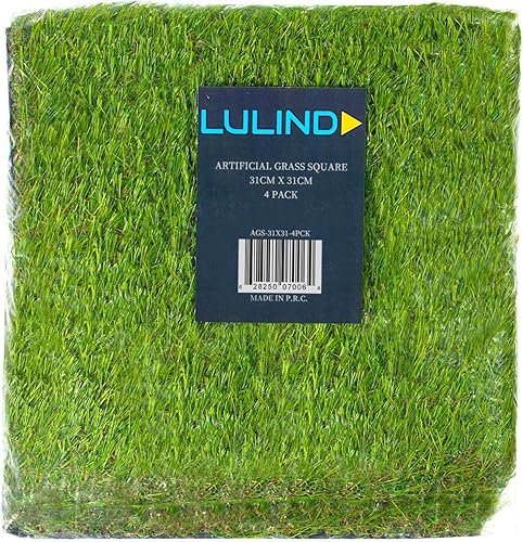 Miniatura 7 de Azulejos cuadrados de césped artificial - 12.2 x 12.2 pulgadas (paquete de 4)