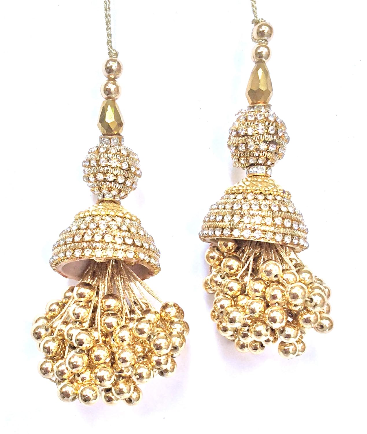 Bridal Blouse Fancy Latkan Accessories Cloth Lehenga Tassels Latkans