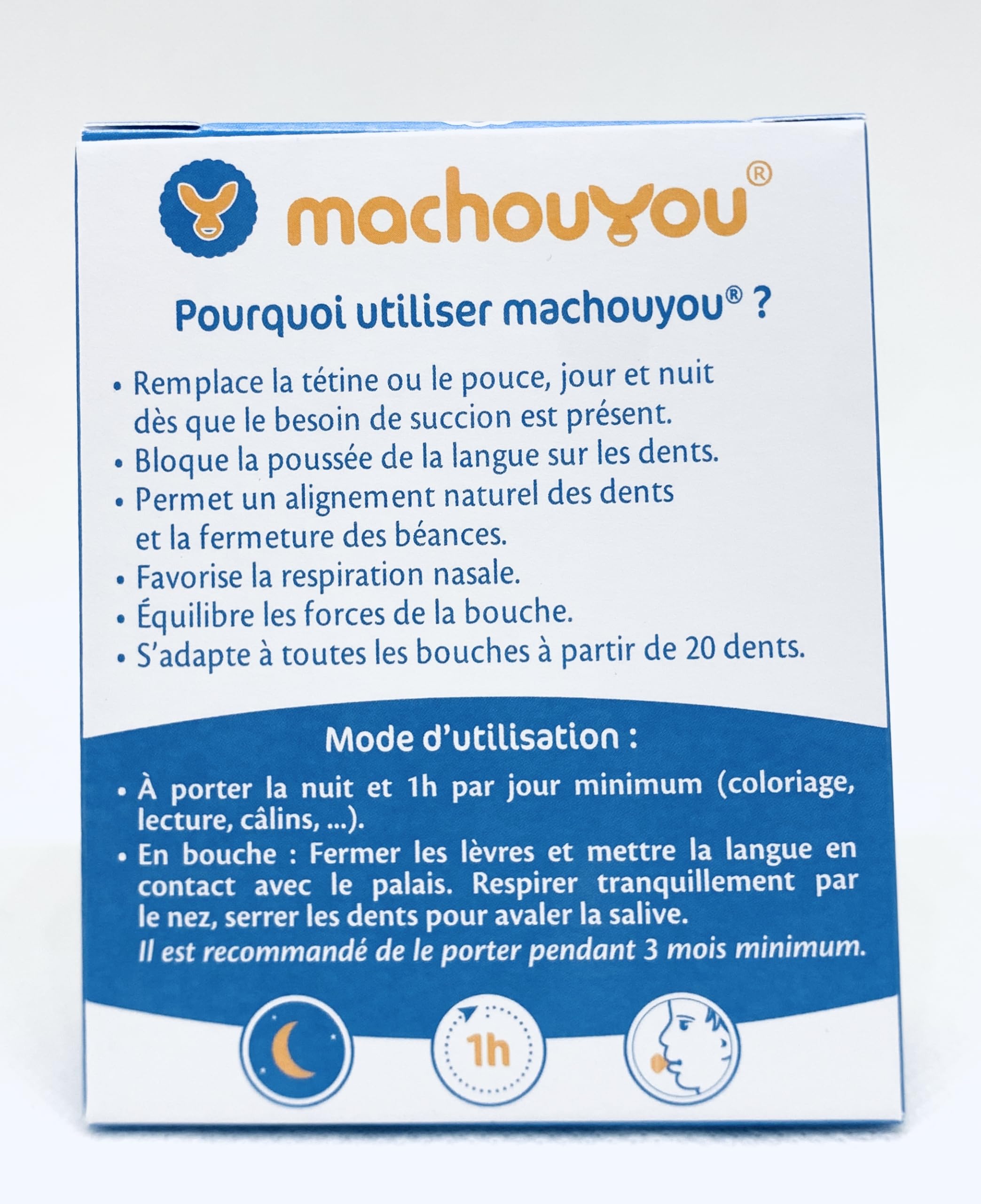 MACHOUYOU Dispositif 1ere Dentition - Sevrage Tetine PRUNE
