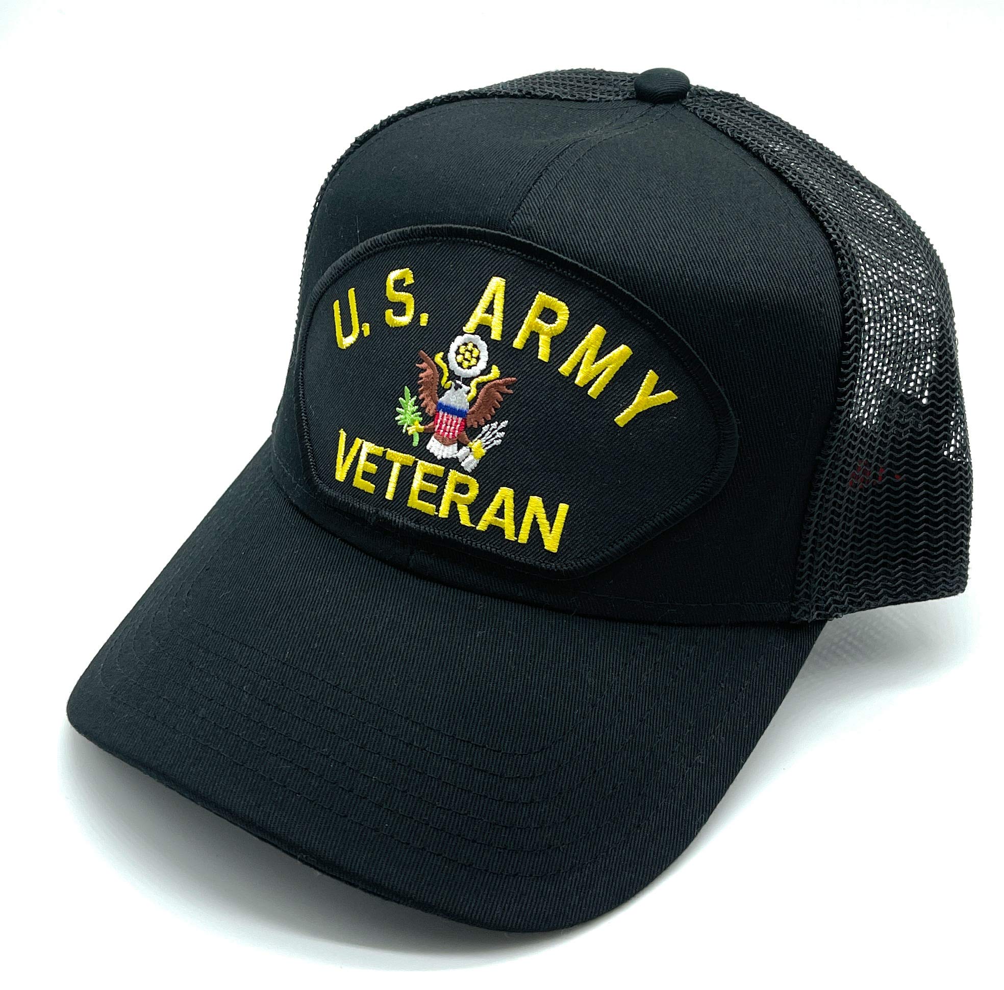 US Army Veteran Patch Mesh Adjustable Baseball Cap
