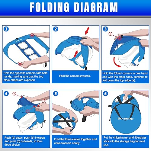 Miniatura 9 de Pop-Up Golf Chipping Net - Ultimate Target Training Chip Aids for Precision & Distance, Outdoor  Indoor Practice, Golfer Gift