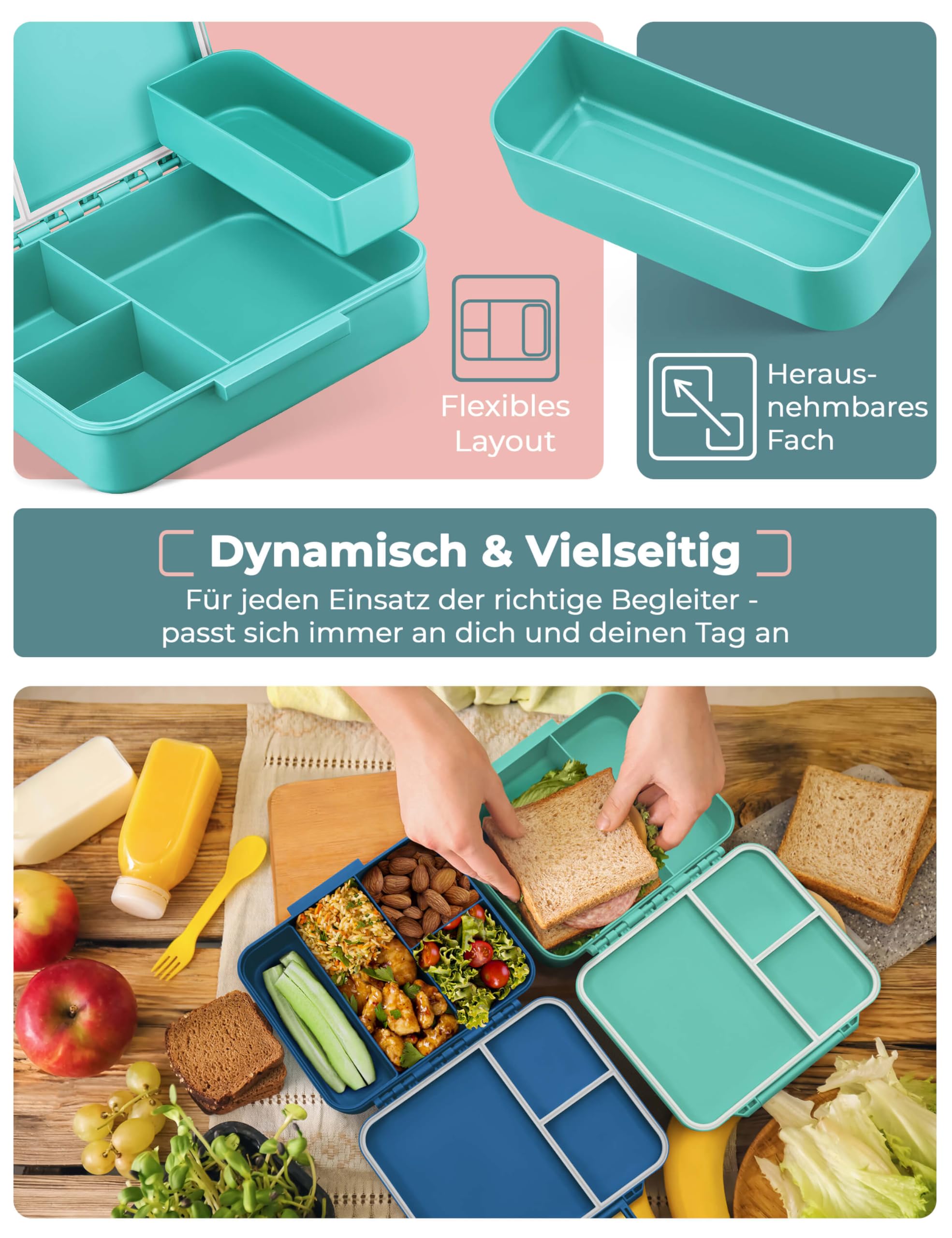 My Vesperbox® Butelka na wodę dla dzieci – szczelna butelka na napoje gazowane – Water Bottle Kids – do szkoły i na sport – butelka dla dziewczynek i chłopców