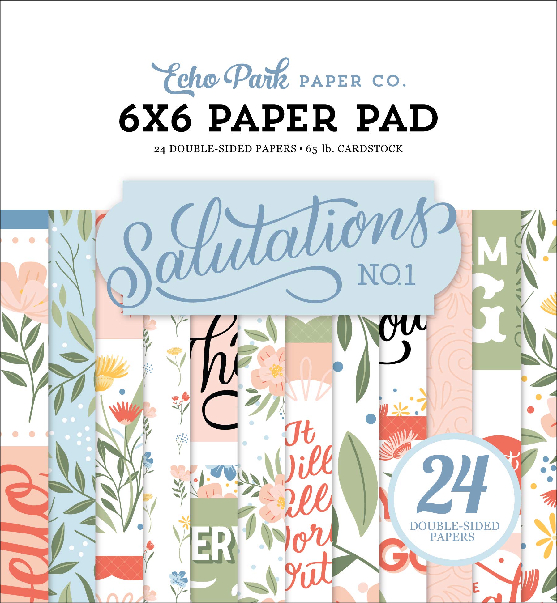 Echo Park Paper Company Salutations No.1 6x6 Pad Paper