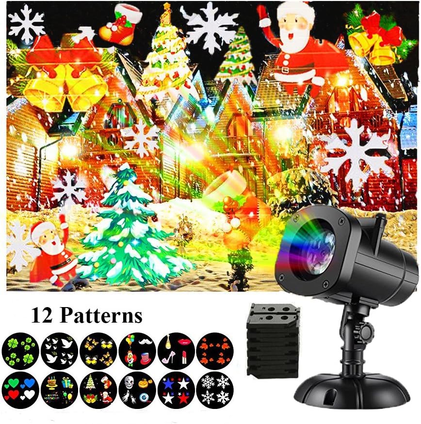 Christmas Light Projector, Halloween Projector Outdoor Decration Lights (A)