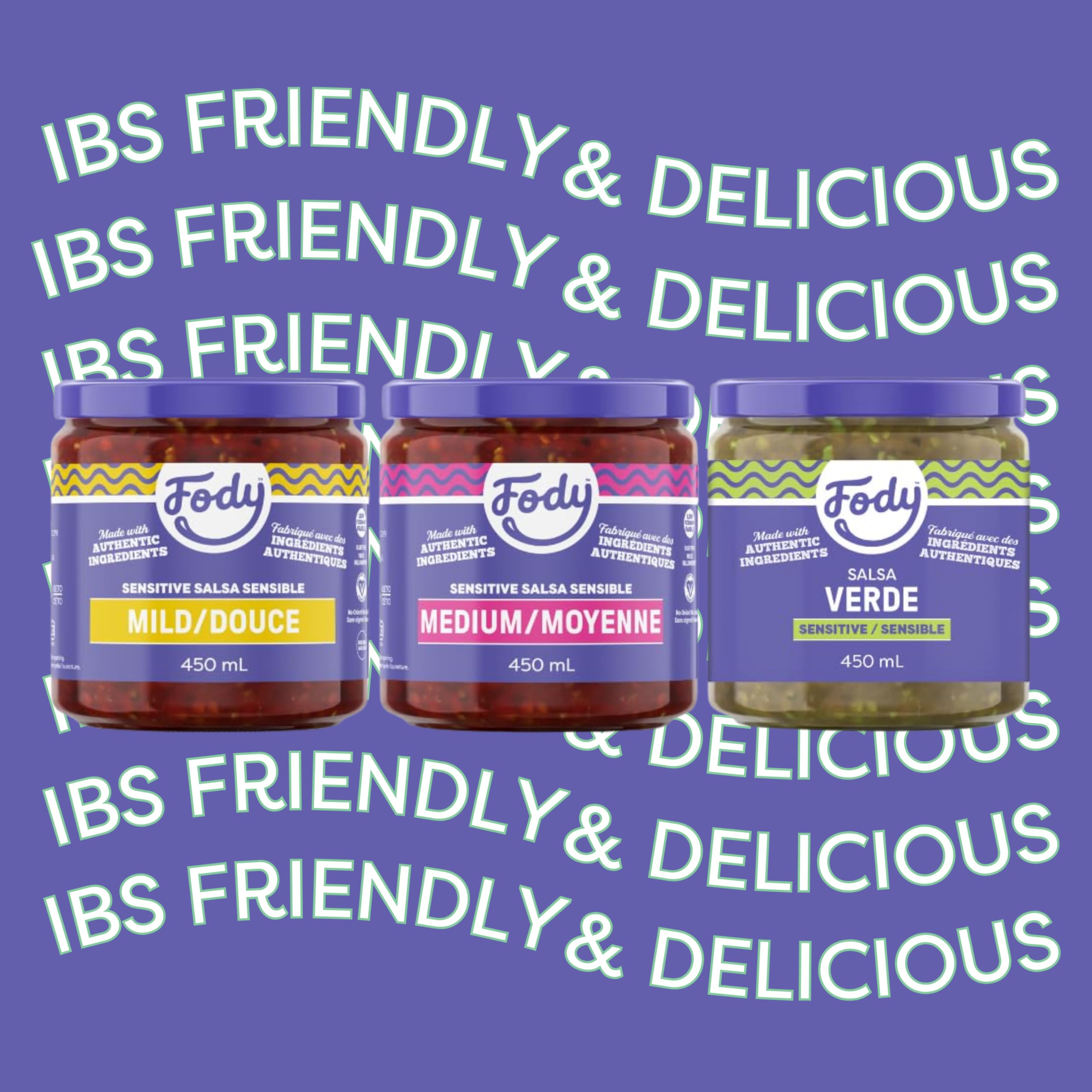 Fody Foods Salsa Variety Pack, 16 Oz (Pack of 3) thumbnail 4