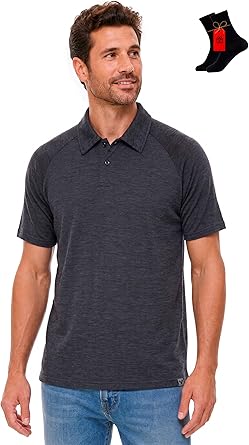MERINNOVATION Mens Merino Wool T-Shirt - Men Merino Wool Shirt Lightweight Base Layer Undershirt Mens Equestrian Shirts