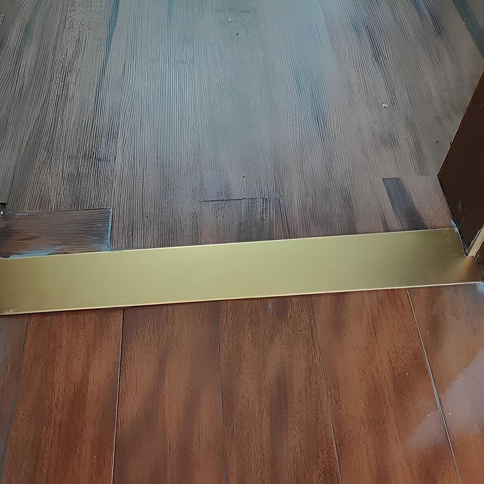 Striscia Di Transizione Pavimento In Alluminio Larghezza 70 Mm | Soglia Porta Profili In Metallo Per Laminato Del Pavimento Piastrella 80/85/90/95/100cm(Silver,70mmx145cm)