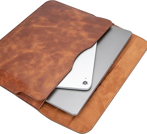 Miniatura 8 de Funda de cuero personalizada para laptop MacBook Air - Pro 13"14"15"16" (M1 M2 M3 M4), iPad Pro-Air 11" 13", iPad A16  Regalo personalizado para