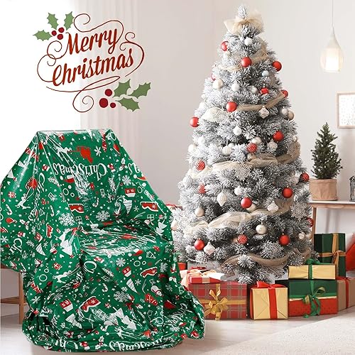 Miniatura 3 de Aboofx 2 bolsas de regalo de Navidad extragrandes para bicicleta, 80 x 60 pulgadas, bolsas de regalo gigantes gigantes para regalos enormes con