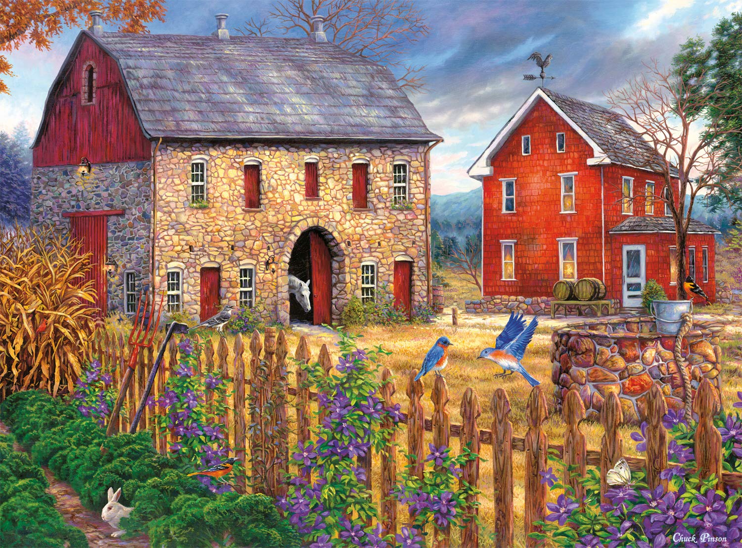 Buffalo Games - Bluebirds Song - 1000 Piece Jigsaw Puzzle