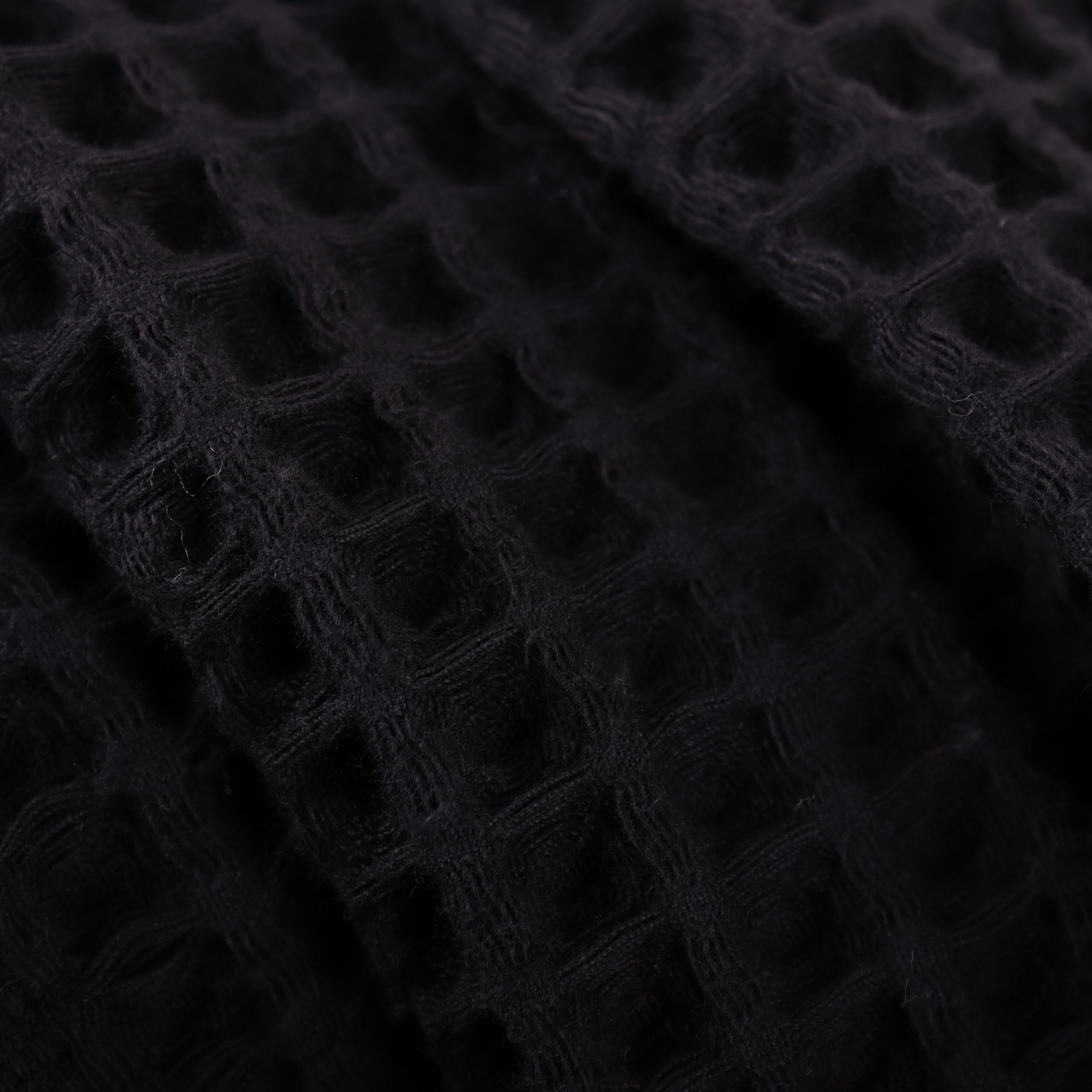 PÜSKÜL - Asciugamani da cucina in 100% cotone turco, confezione da 6, strofinacci e strofinacci turchi di alta qualità, per cucina (colore nero, 40 x 81 cm)
