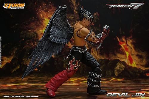Miniatura 6 de Storm Collectibles - Tekken 7 - Figura de acción de Devil Jin, 1/12