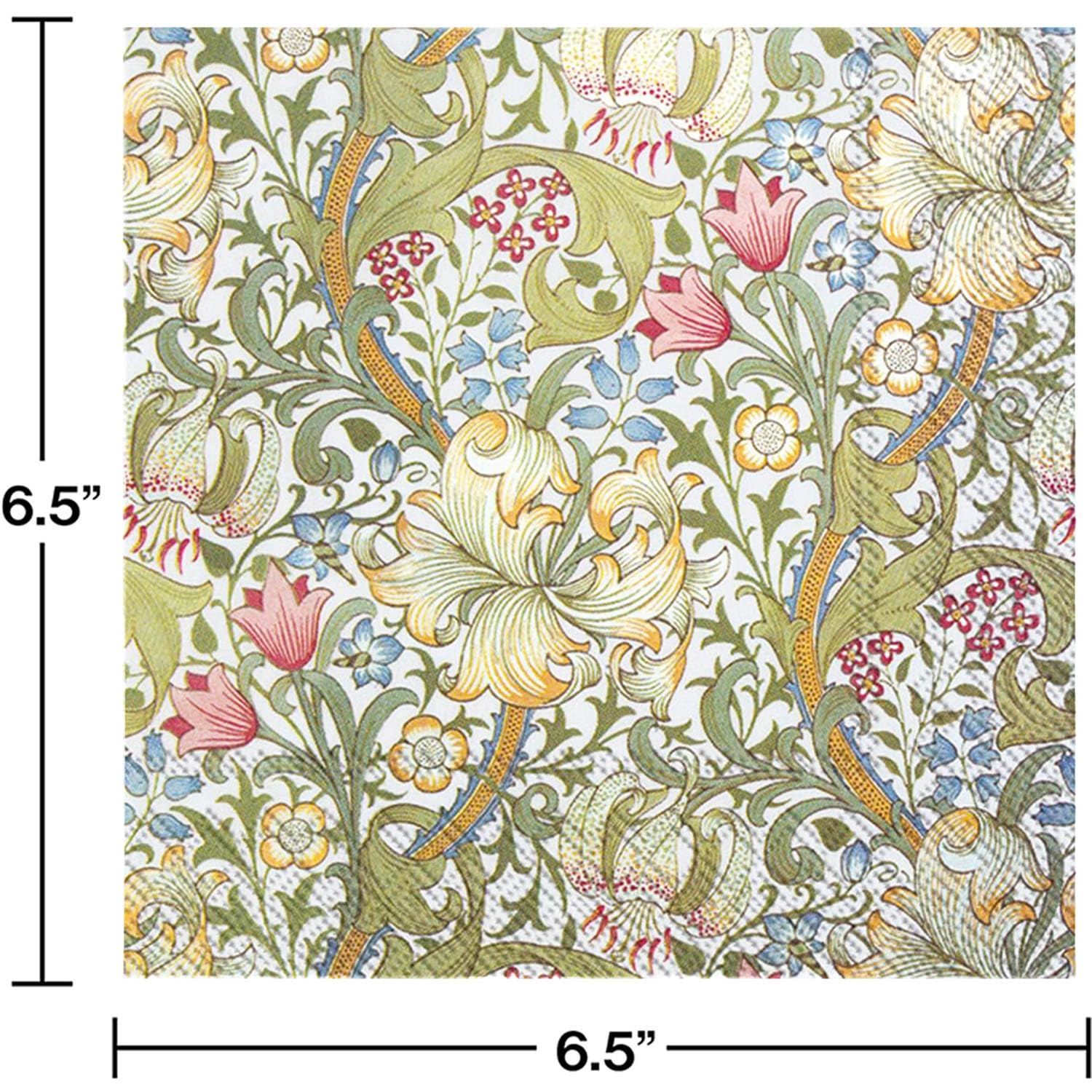 Servilletas Papel Plantas Verdes De Matcha Desechables Servilletas Decoupage Cocktail Cumpleaños 2 Capas Toilet Papel Higienico Decoración de Mesa para Bodas,Fiesta en el Jardín 30 Paquetes(33x33cm）