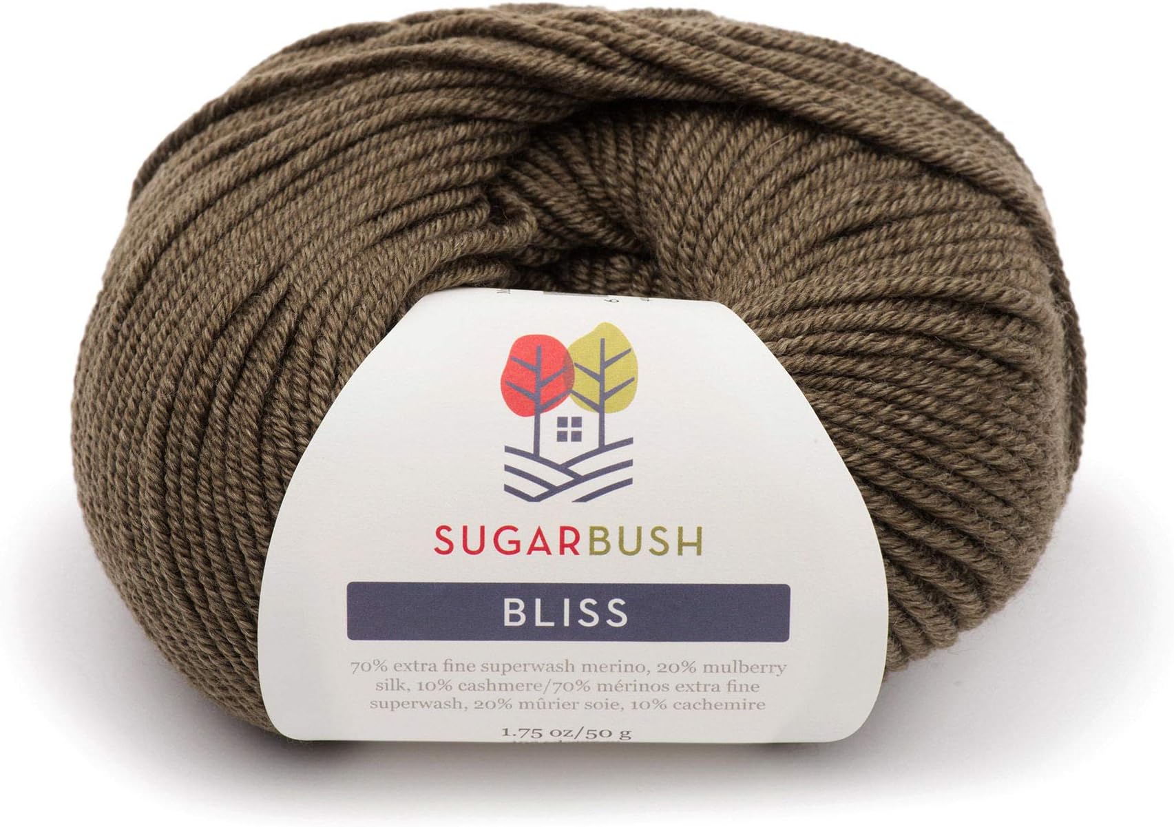 Sugar Bush Yarn Bliss Light Weight - Merino Wool - Warm Cocoa