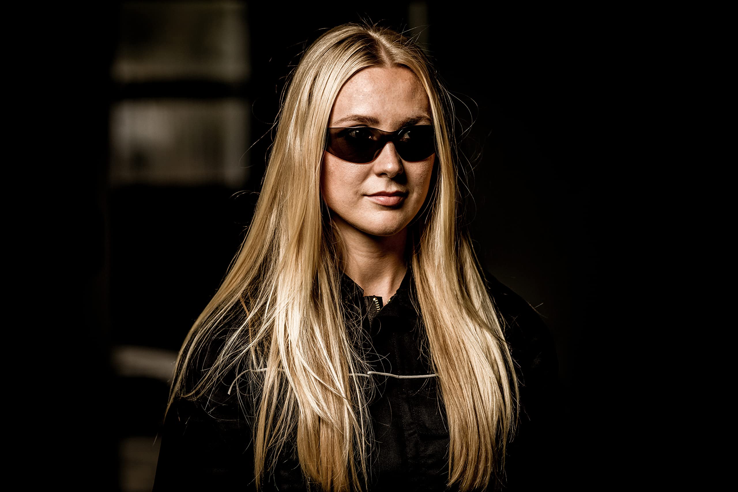 1× Nitras Schutzbrille VISION PROTECT BASIC, Tragkörper schwarz, Sichtscheiben sehr dunkel